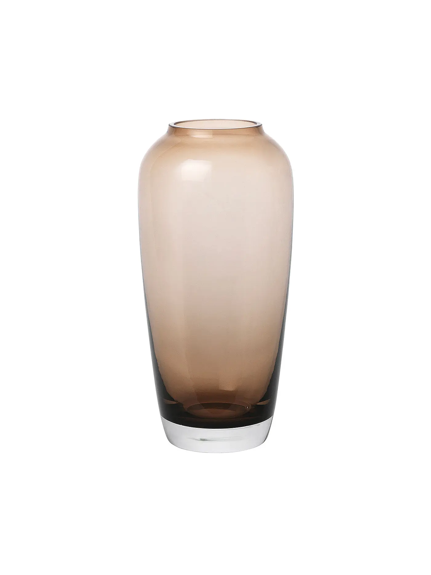 BLOMUS | Glas Vase LETA Large 17cm Coffee | 